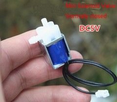 2Pcs DC5V 6V Micro Electric Solenoid Valve Normally Closed Air Water Valve US