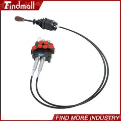 Findmall Hydraulic Remote Control Valve 2 Spool 21 GPM Easy Installation Kit