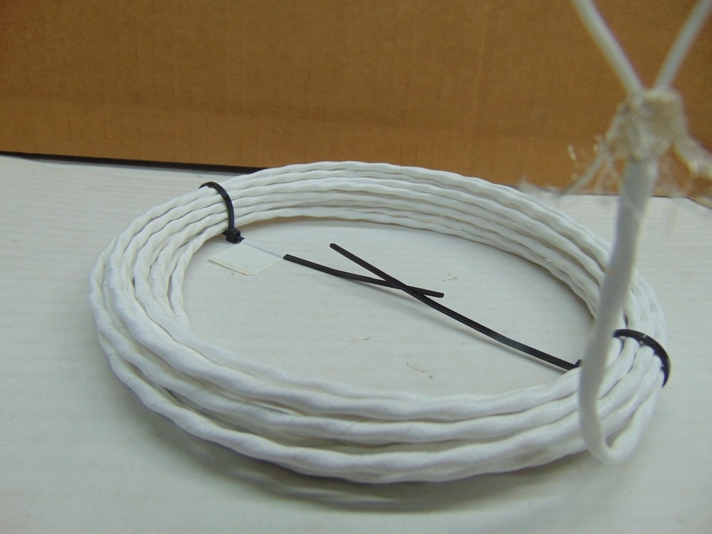 10 feet 22 AWG Shielded Silver Plated PTFE Teflon Wire Twisted Pair SPC Vintage
