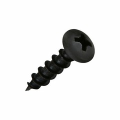 200 Pack #8 x 3/4″ Coarse Deep Thread Pan Head Screws Black Phosphate Wood MDF