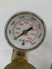 Harris 3100140 Model 356-AR/HE-580 Single Stage Dual Flowmeter Regulator