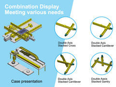 Multi-axis Mini T-type Gantry Linear Guide Stage XYZ Slide Table Stepper Motor
