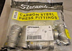 BAG OF 5 – STREAMLINE STL-G CARBON STEEL PRESS FITTING / CP01906G