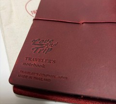 Traveler’s Company LOVE AND TRIP Passport Size Red Leather Limited Notebook
