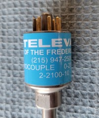 Televac 2-2100-10 Thermocouple, 2A Sensor, 0-20,000 Microns – USED