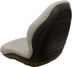 Toro Gray Vinyl Seat Replaces 104-4620, 49-8130, 75010, 100-3187, 104-7620, More