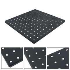 4 Pack Metal Pegboard Panels Black Pegboards Wall Organizer For Walls Home