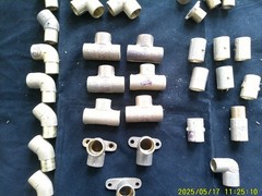 NOS Mixed Copper & Brass Plumbing Fittings Lot 66 pcs–Elbows etc. SEE PICTURES