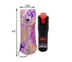 Mini Stun Gun and Pepper Spray for Self Defense -Extremely Powerful Pink