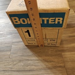 Bowater 9.5×11 Computer Paper Approx 3,100 Sheets Approx 31 lb Open Box