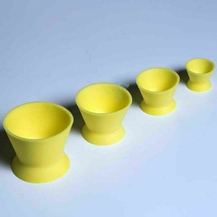 4 Pc/Set Dental Flexible Silicone Dappen Dish Mixing Cup No-Stick Bowl 7/20/40ml