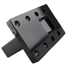 3-Position Pintle Hitch Mount for 2″ Receiver Heavy Duty Steel Black 20000 lbs