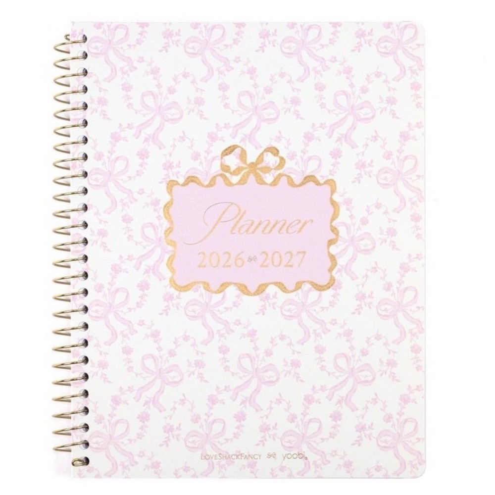 Love Shack Fancy Planner 2026 2027 Weekly Monthly Academic Organizer Coquette