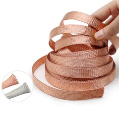 Tinned Copper / Pure Copper Metal Shielding Braided Wire Sleeving 2mm – 28mm