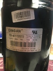 QINGAN YZG-A071Y2D2T3 115V 60Hz 1Ph LRA33A RLA 6.75A 740W R410A Compressor