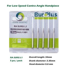 Wave Dental Carbide Burs Surgical Bur Latch Round RA SURG 2 4 6 8 Contra Angle