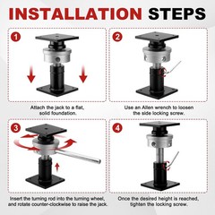 9.5-15″ House Floor Jacks Screw Jacks Post Home Leveling Foundation Floor Jack