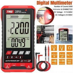Digital Multimeter Voltmeter AC DC Volt Meter Ohmmeter Auto Range Tester Light M