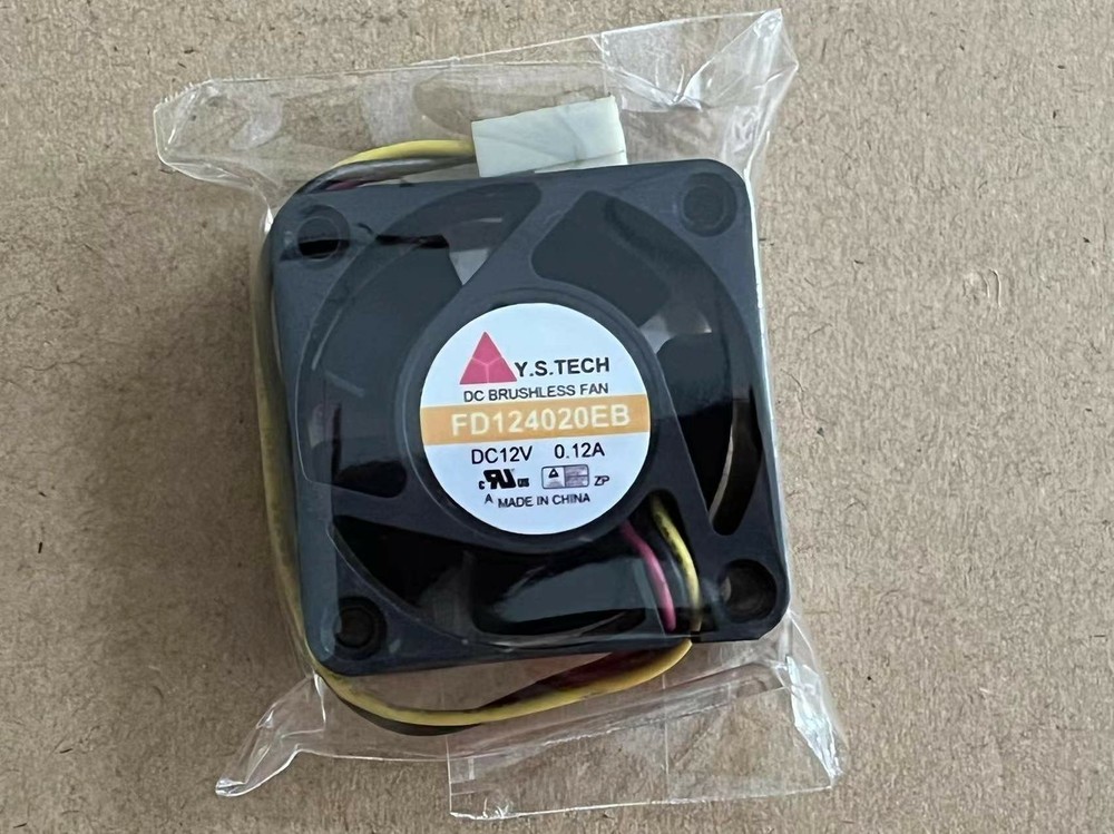 for Y.S.TECH FD124020EB DC12V 0.12A 4020 40mm 4CM 40x40x20mm 3Pin Cooling Fan