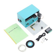 Electric Marking Machine Desktop Dot Peen Nameplate Tags Label Marking Engraver