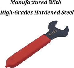 ER11A Collet Chuck Wrench 17mm Spanner Red Non-Slip Handle for Lathe Nut