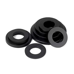 M2,M3,M4,M5,M6,M8,M10,M12-M24 PLASTIC WASHER NYLON METRIC FLAT Washers Black