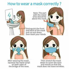 50 pcs 3-Ply Disposable Protective Face Masks Medical Dental Mouth Noise Cover