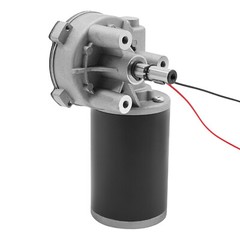 Electric Worm Gear Motor Right Angle Reversible 220 RPM Torque 45W DC 24V