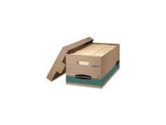 Fellowes 1270101 Stor/File Extra Strength Storage Box, Letter, Lift-Off Lid, Kft