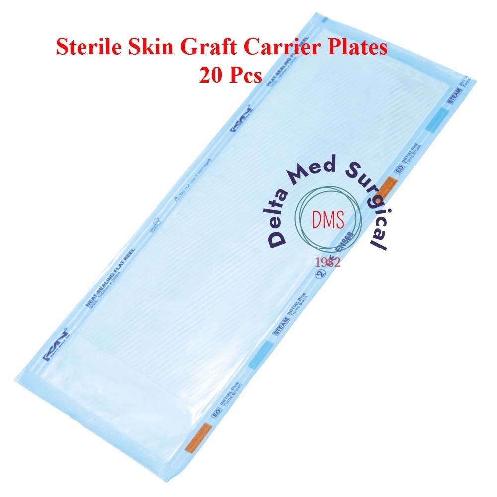 Sterile Skin Graft Carrier Plates – Universal Mesh Expansion Trays (20 Pcs) Set