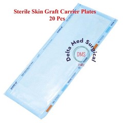 Sterile Skin Graft Carrier Plates – Universal Mesh Expansion Trays (20 Pcs) Set