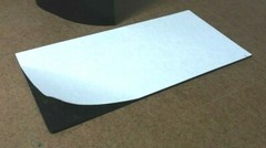 Neoprene Rubber Solid Sheet Peel-Back Adhesive 1/16″Thick x 12″ x 12″ Sq Ft