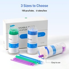 2000PCS Dental Microbrush Disposable Applicators Tips Micro Brush Cleaning