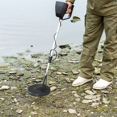 Waterproof LCD Metal Detector, Deep-Sensitive Search for Coins, Jewelry & Relics
