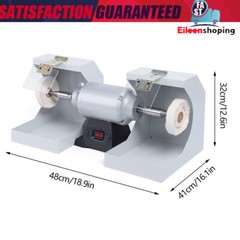 Polishing Lathe Machine Bench Buffing Grinder Dental Lab High Speed Polisher