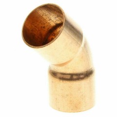 1-1/2″ inch 45 degree Elbow Copper Sweat Hub x Hub