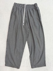 Chef Works Essential Baggy Pants L Black White Gingham Check Uniform Unisex