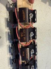 Lot of 2 Vintage Amperex Selenium Rectifier Stack High Voltage Industrial Radio