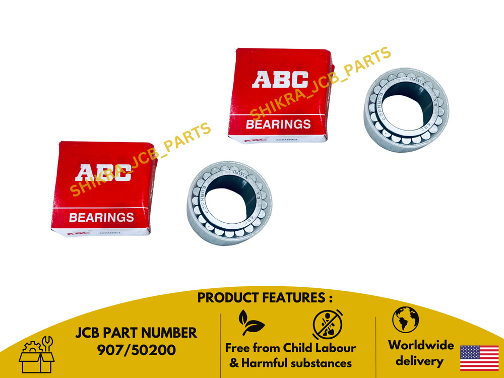 JCB BACKHOE- GENUINE ABC, 2 PC (TIMKEN) HUB ROLLER BEARING (PART NO. 907/50200)