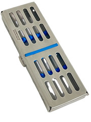 DENTAL SURGICAL AUTOCLAVE STERILIZATION CASSETTE RACK BOX TRAY FOR 5 INSTRUMENTS