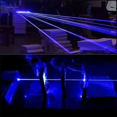 450nm Blue Laser Pointer Pen Visible Beam Light Zoom Focus Lazer New