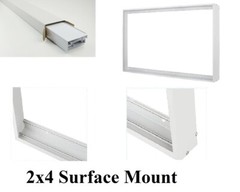 2SETS/PACK 2X4FT LED PANEL LIGHT SURFACE MOUNTED FRAME SURFACE MOUNTED KIT