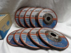 Tyrolit Steel Grinding Wheels 4-1/2″ x 5/32″ x 7/8″ A30 P-BF (Box of 10) Austria