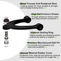 2pcs Front Suspension Kit Upper Control Arm Replacement 1999-2004