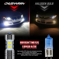 Ultra LED Headlight Bulbs (Pair) for Bobcat 5600 5610 Work Machines 6000K