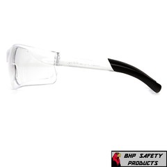PYRAMEX ZTEK SAFETY GLASSES CLEAR ANTI-FOG LENS WORK EYEWEAR S2510ST (3 PAIR)