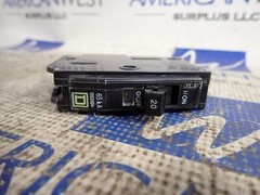 1 Square D QHB120 1 pole 20 amp 65kA 120v Bolt on QHB Breaker