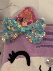Claire’s sequin sparkle candy cat purple fluffy cat diary journal set*sold out*
