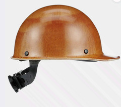 MSA 475395 TAN Skullgard Cap Construction Iron Work Hard Hat Ratchet Suspension