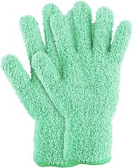 Microfiber Dusting Gloves, Reble Washable Cleaning Gloves